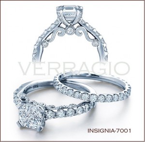Insignia-7001 diamond engagement ring from Verragio Insignia-7001 diamond engagement ring from Verragio