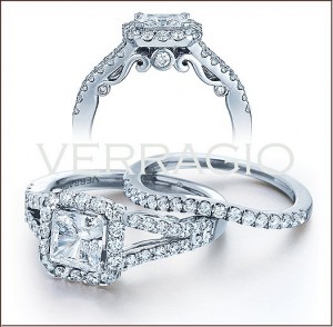 Insignia-7010P diamond engagement ring from Verragio Insignia-7010P diamond engagement ring from Verragio