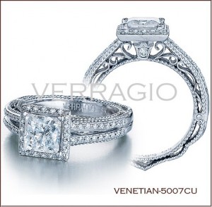 Venetian-5007P diamond engagement ring from Verragio Venetian-5007P diamond engagement ring from Verragio