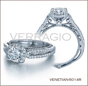 Venetian-5014R diamond engagement ring from Verragio Venetian-5014R diamond engagement ring from Verragio