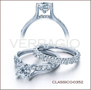 Classico-0352-diamond-engagement-ring-Verragio Classico-0352 diamond engagement ring from Verragio