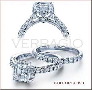 Couture-0393 diamond engagement ring from Verragio Verragio presents the Couture 0393 diamond engagement ring.