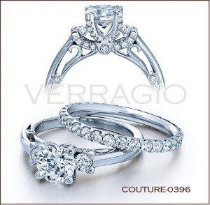 Couture-0396 diamond engagement ring Verragio Couture-0396 diamond engagement ring from Verragio