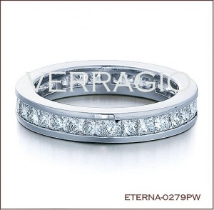 Eterna-0279PW Diamond Wedding Ring - Verragio Eterna-0279PW Diamond Wedding Ring from Verragio