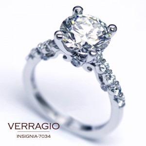 Insignia-7034 diamond engagement ring Verragio Insignia-7034 diamond engagement ring from Verragio