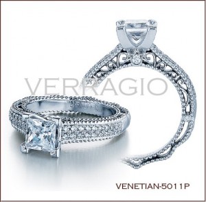 Venetian-5011P diamond engagement ring Verragio Venetian-5011P diamond engagement ring from Verragio