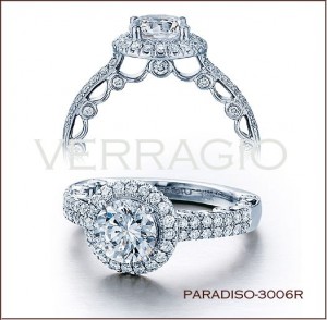 Paradiso-3006R diamond engagement ring Verragio Paradiso-3006R diamond engagement ring from Verragio
