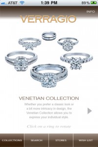 iPhone App from Verragio for Engagement Rings Verragio Collections for your iPhone