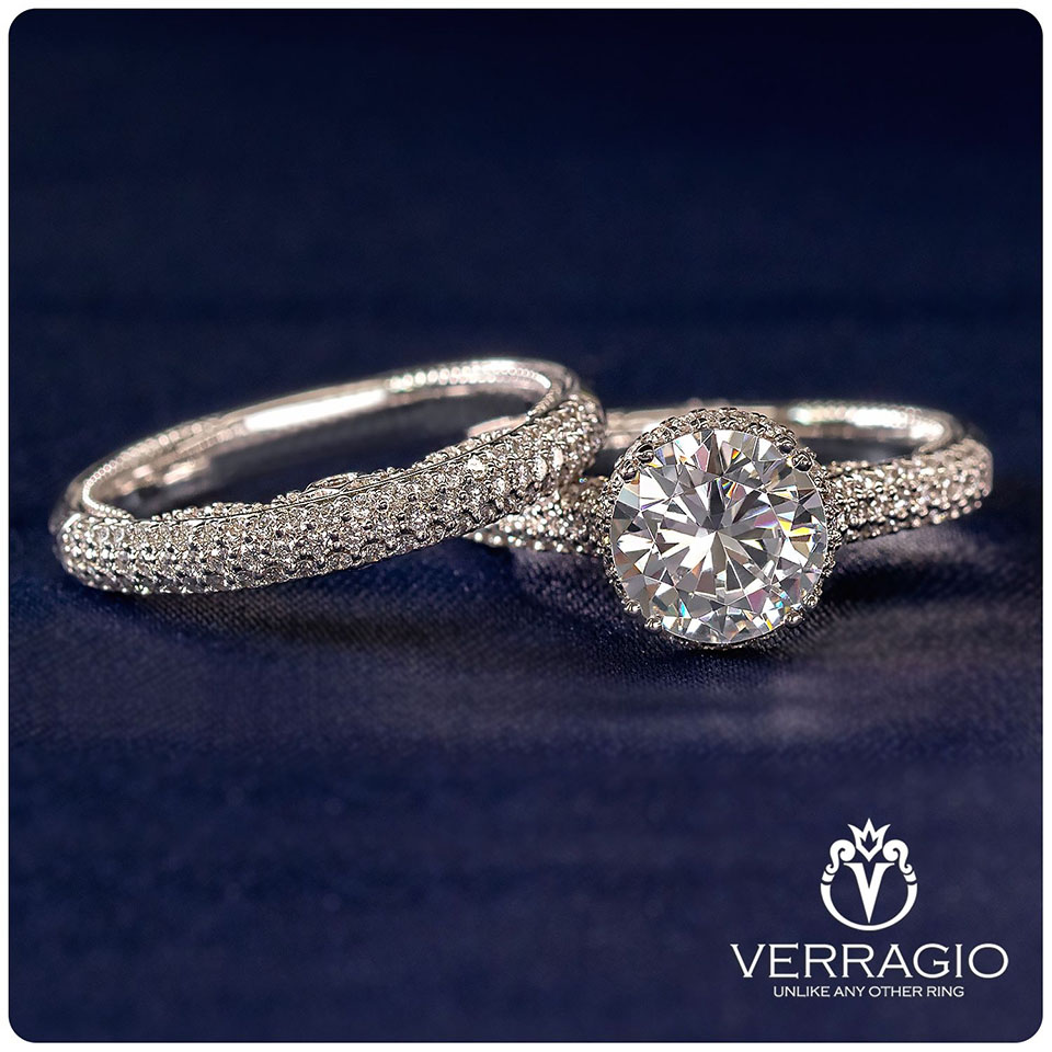 diamond wedding ring set