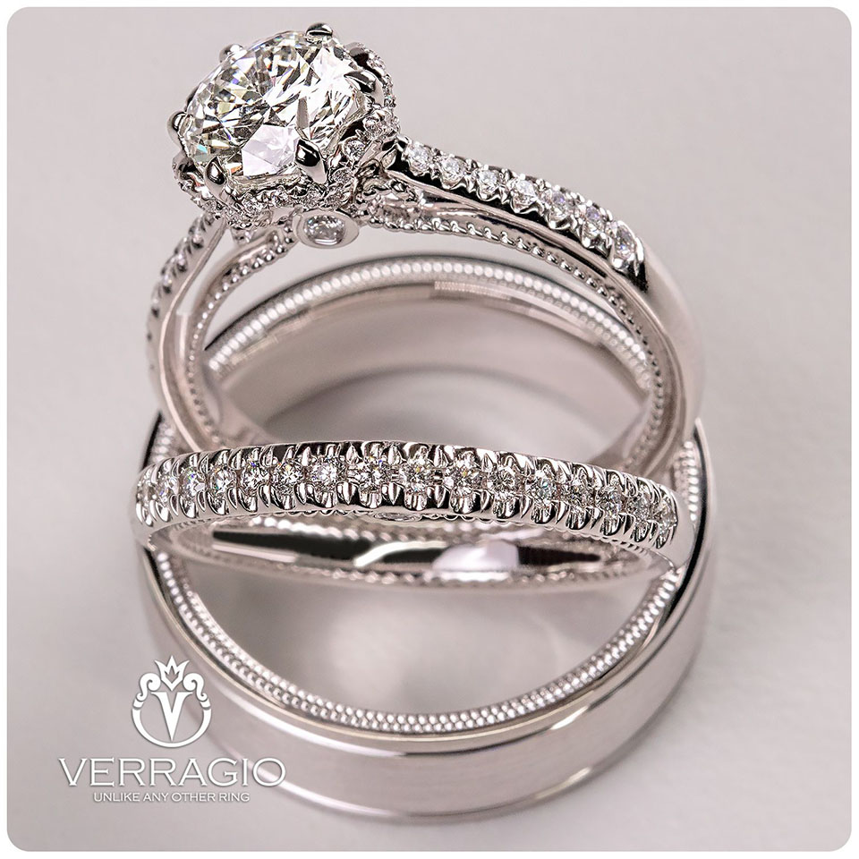 platinum semi mount rings