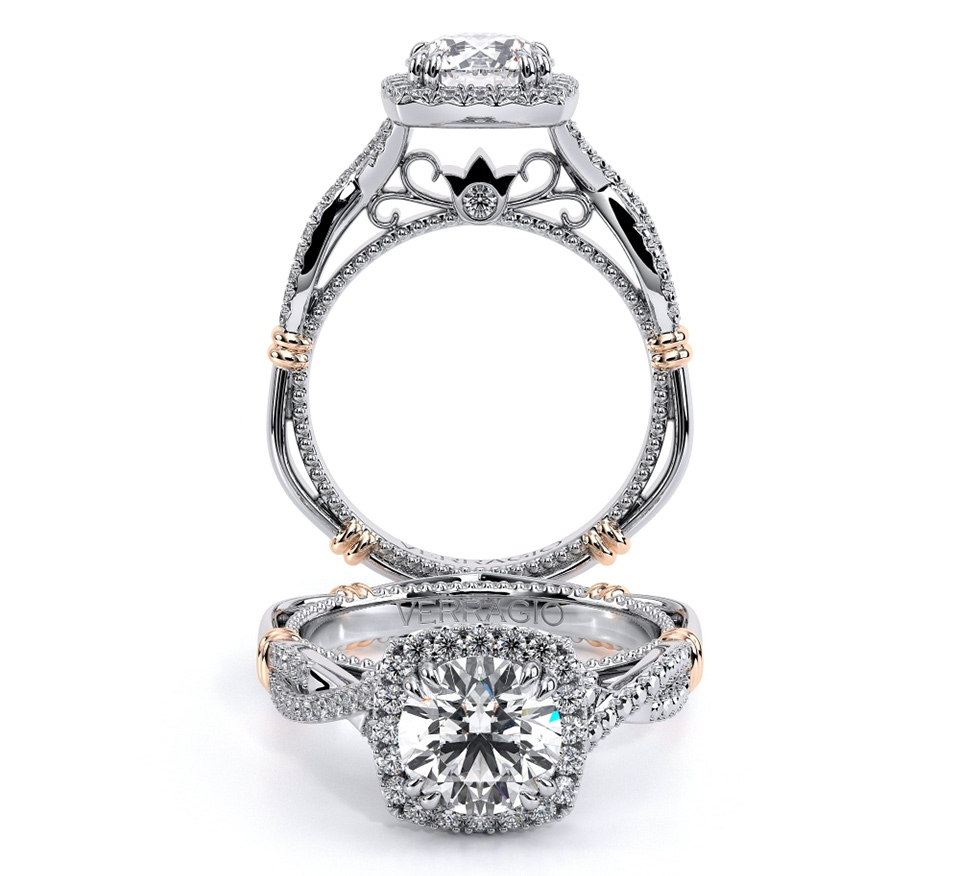 a silver princess cut diamond studded engagement ring