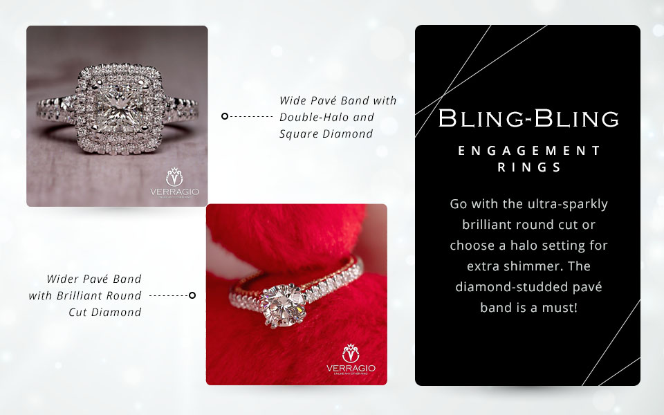 bling bling engagement rings